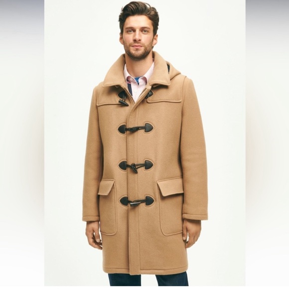 Brooks brothers Wool trench Coat camel medium - Picture 1 of 13